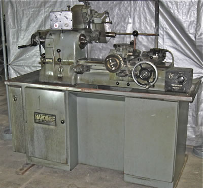 13" x 15" HARDINGE ... LATHE 1-3/8" SPINDLE HOLE